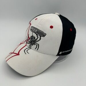 SpiderWire Baseball‎ Hat Fishing Cap Mens OSFM White Black Red Y2K Outdoor Style